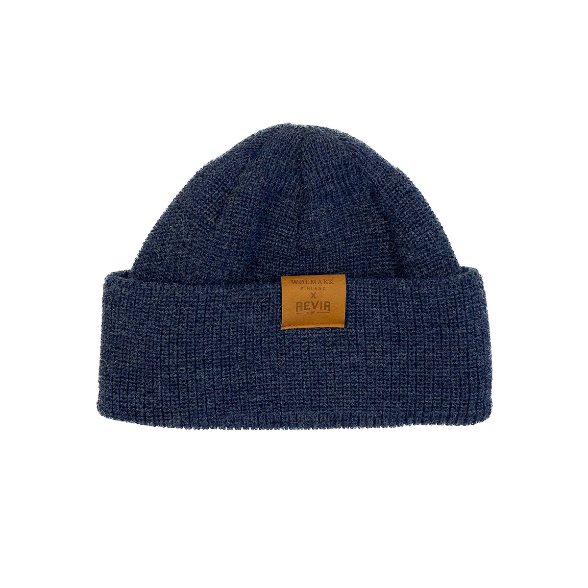 Viima Beanie – 100 % Alpakka (Blå)