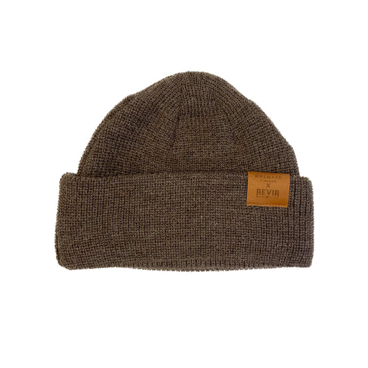 Revir X Wølmark – Viima Beanie – 100 % Alpakka (Brun)