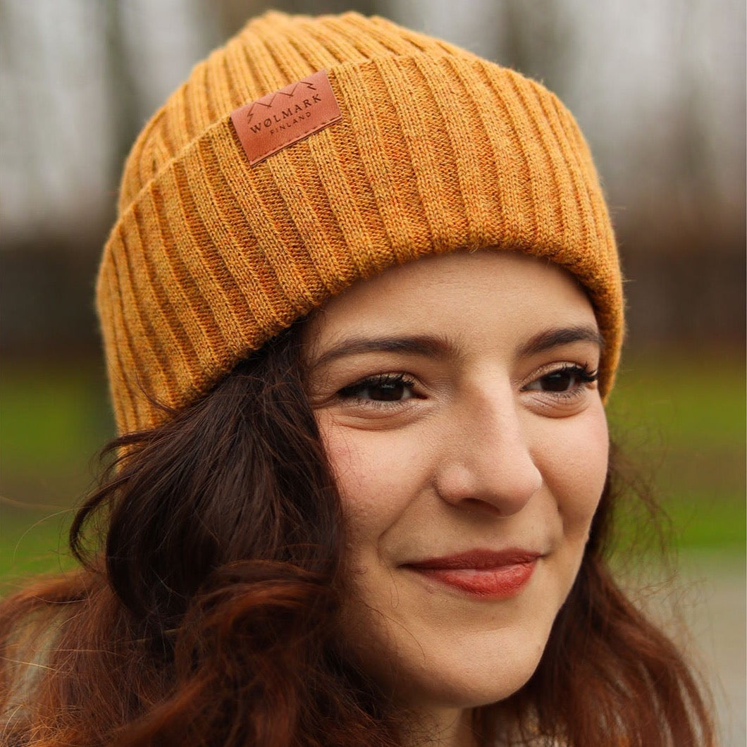 Skutsi Beanie – 100 % Alpakka (To Farger)